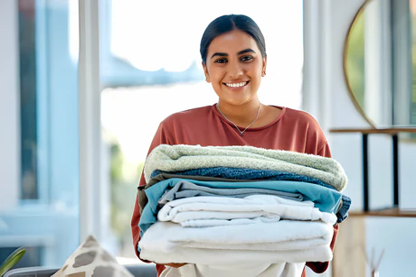 laundry service and wash & fluff & fold step 1